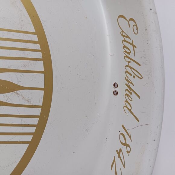 Schaefer Beer Serve Tray Lot Round Metal Vtg 12" 13" Inch Bar Breweriana Decor - Picture 8 of 12